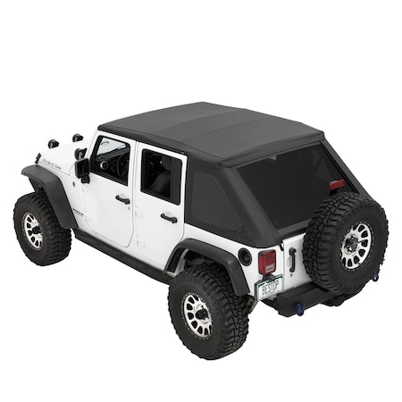 Bestop The Ascent Soft Tops For Jeep 2007-2018 Wrangler JK 4 Door Black Diamond 56825-35